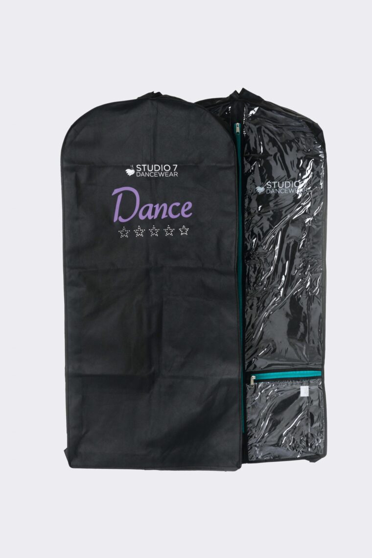 Studio 7 Short Garment Bag - Black/Turquoise