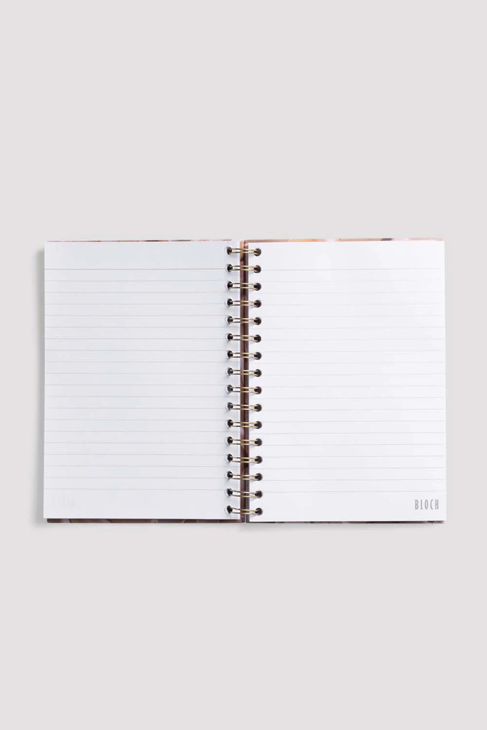 Bloch Pointe Shoe Spiral Hardcover A5 Lined Notebook