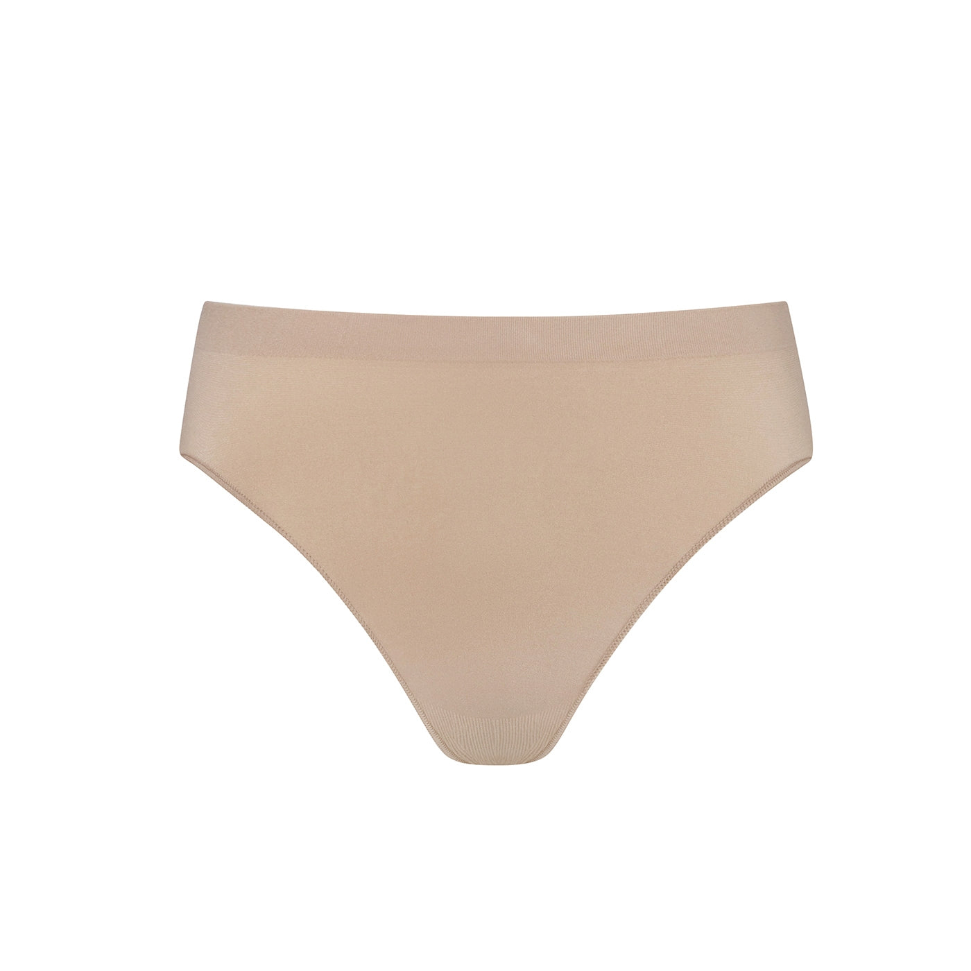 Energetiks Seamless High Cut Brief - Beige