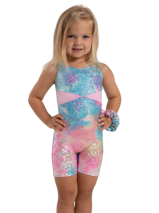 Capezio Unicorn Disco Stardust Biketard