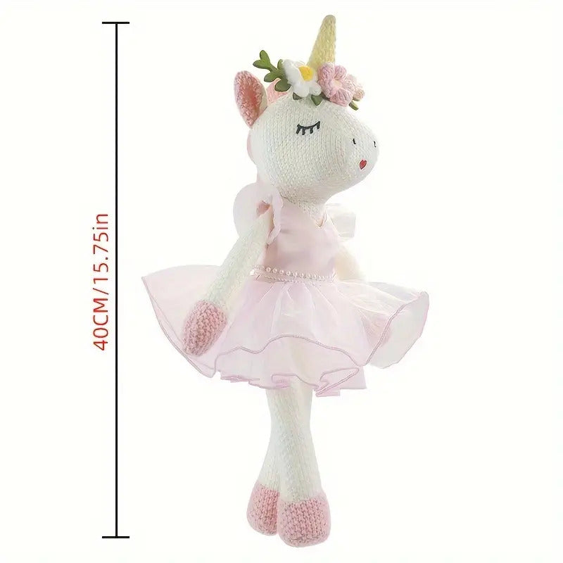 Mad Ally Eunice Knitted Unicorn - Pink