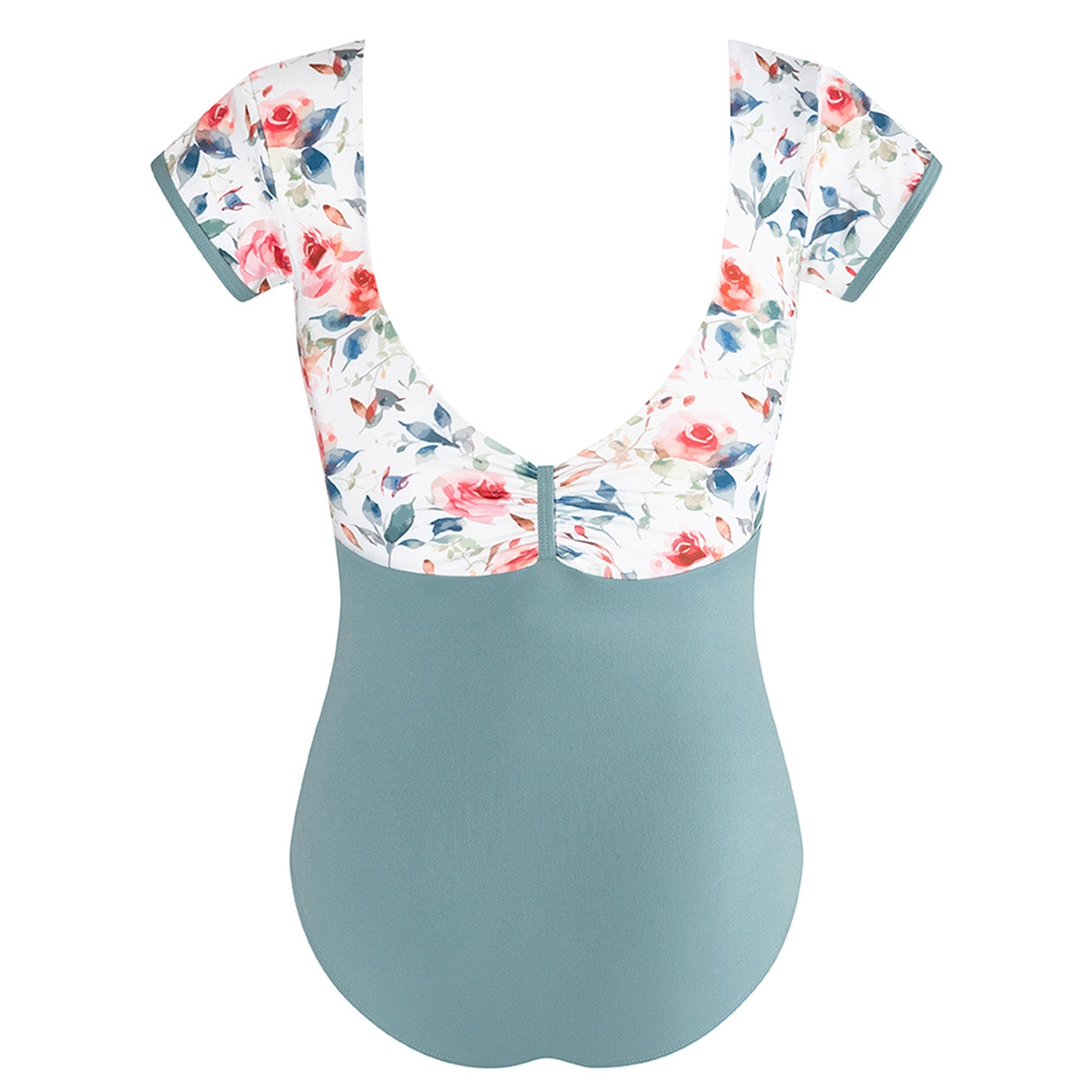 Energetiks Alexandra Cap Sleeve Leotard - Stone Blue