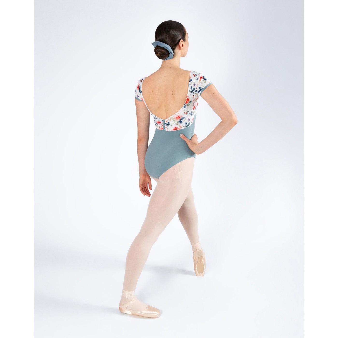 Energetiks Alexandra Cap Sleeve Leotard - Stone Blue