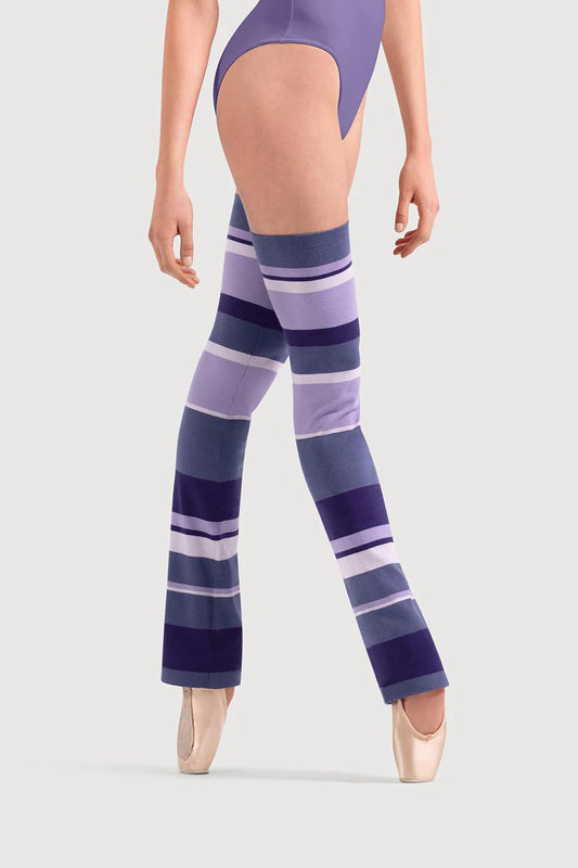 Bloch Knitted Striped Long Legwarmers