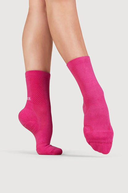 BlochSox™ Crew Sock - Hot Pink