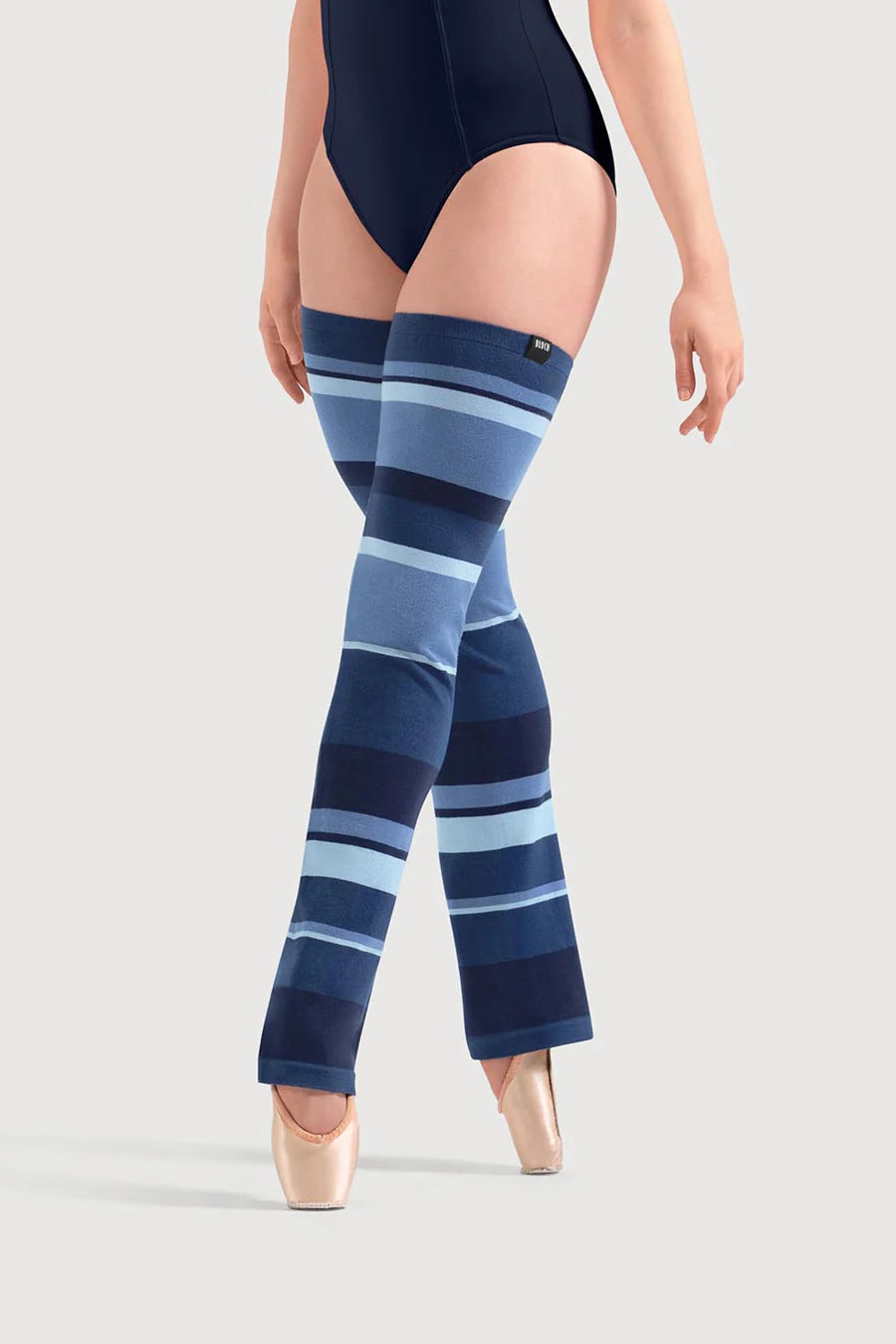 Bloch Knitted Striped Long Legwarmers