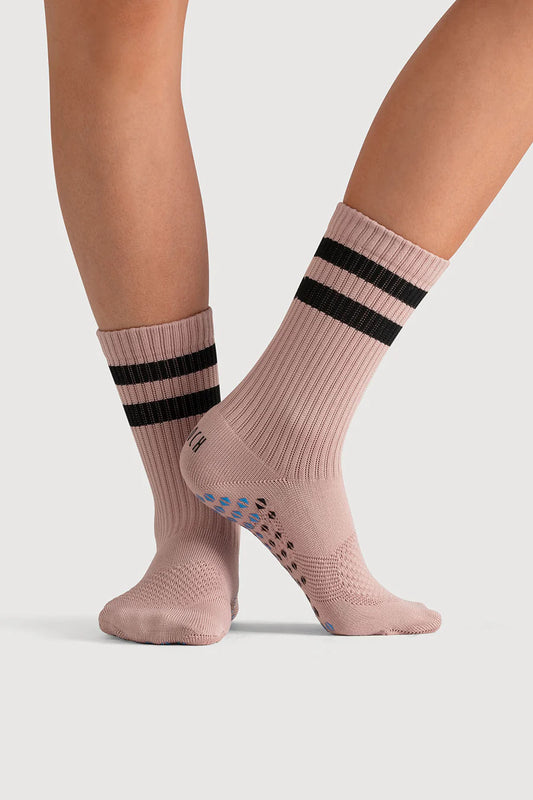 Bloch CoreGrip Pro Pilates Socks - Dusty Rose