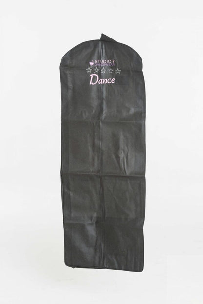 Studio 7 Long Garment Bag - Black/Pale Pink
