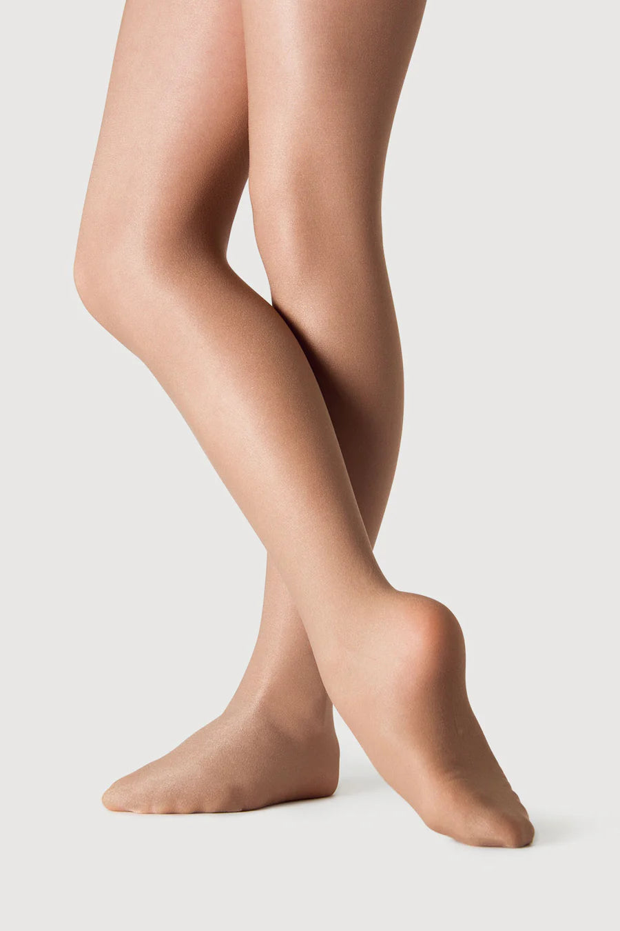 Bloch Shimmer Footed Girls Tights - Tan