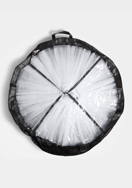 Studio 7 Large Round Tutu Bag - Black/Purple