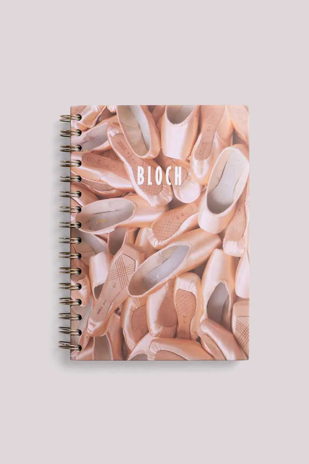 Bloch Pointe Shoe Spiral Hardcover A5 Lined Notebook
