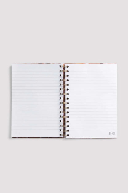Bloch Pointe Shoe Spiral Hardcover A5 Lined Notebook