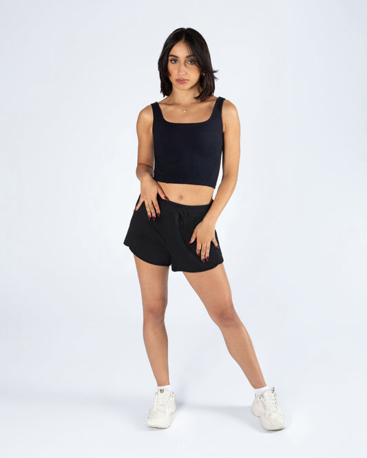Energetiks Morgan 2-in-1 Dance Short -Black