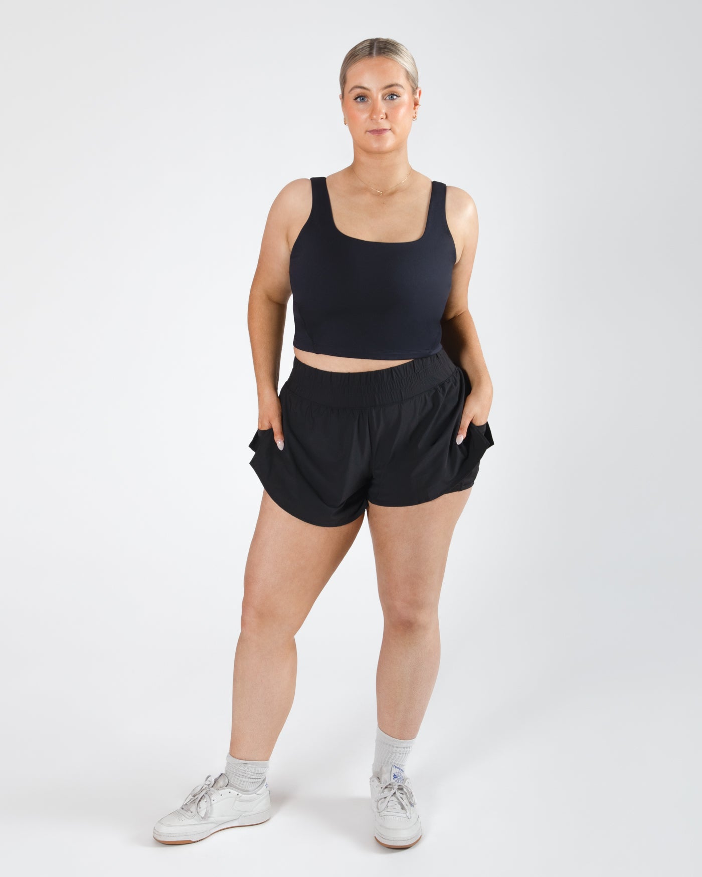 Energetiks Morgan 2-in-1 Dance Short -Black