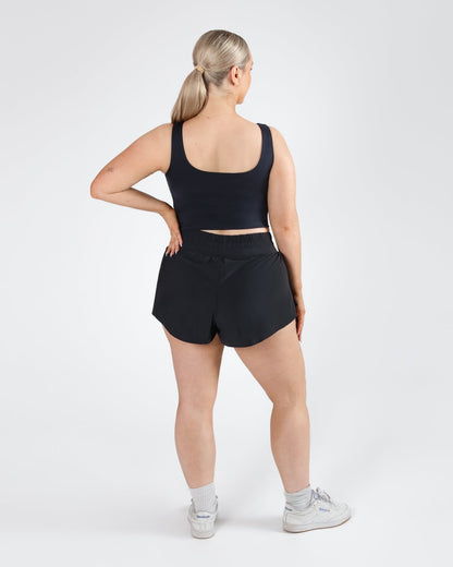 Energetiks Morgan 2-in-1 Dance Short -Black