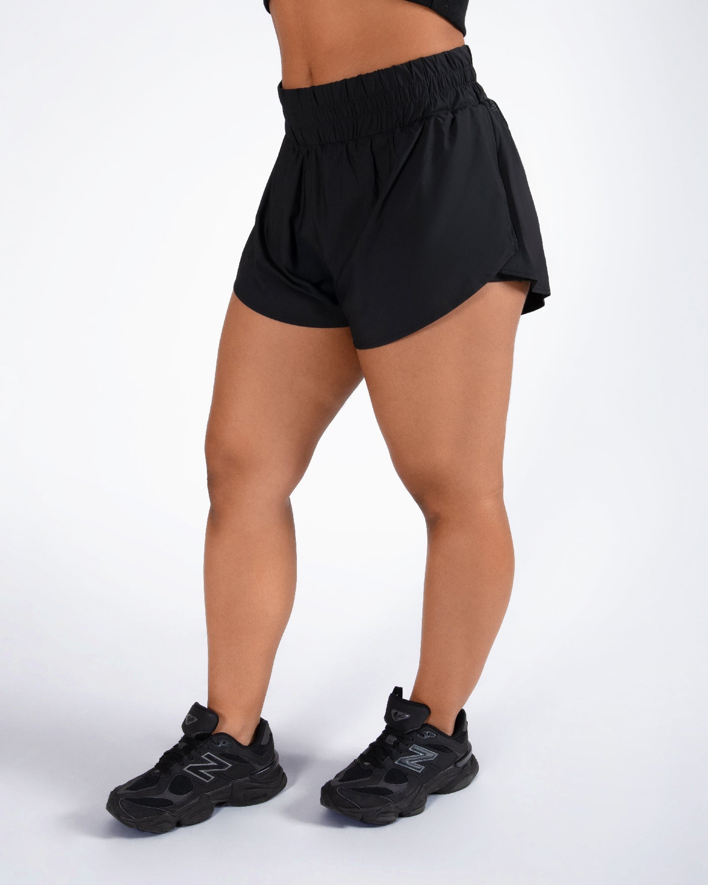 Energetiks Morgan 2-in-1 Dance Short -Black