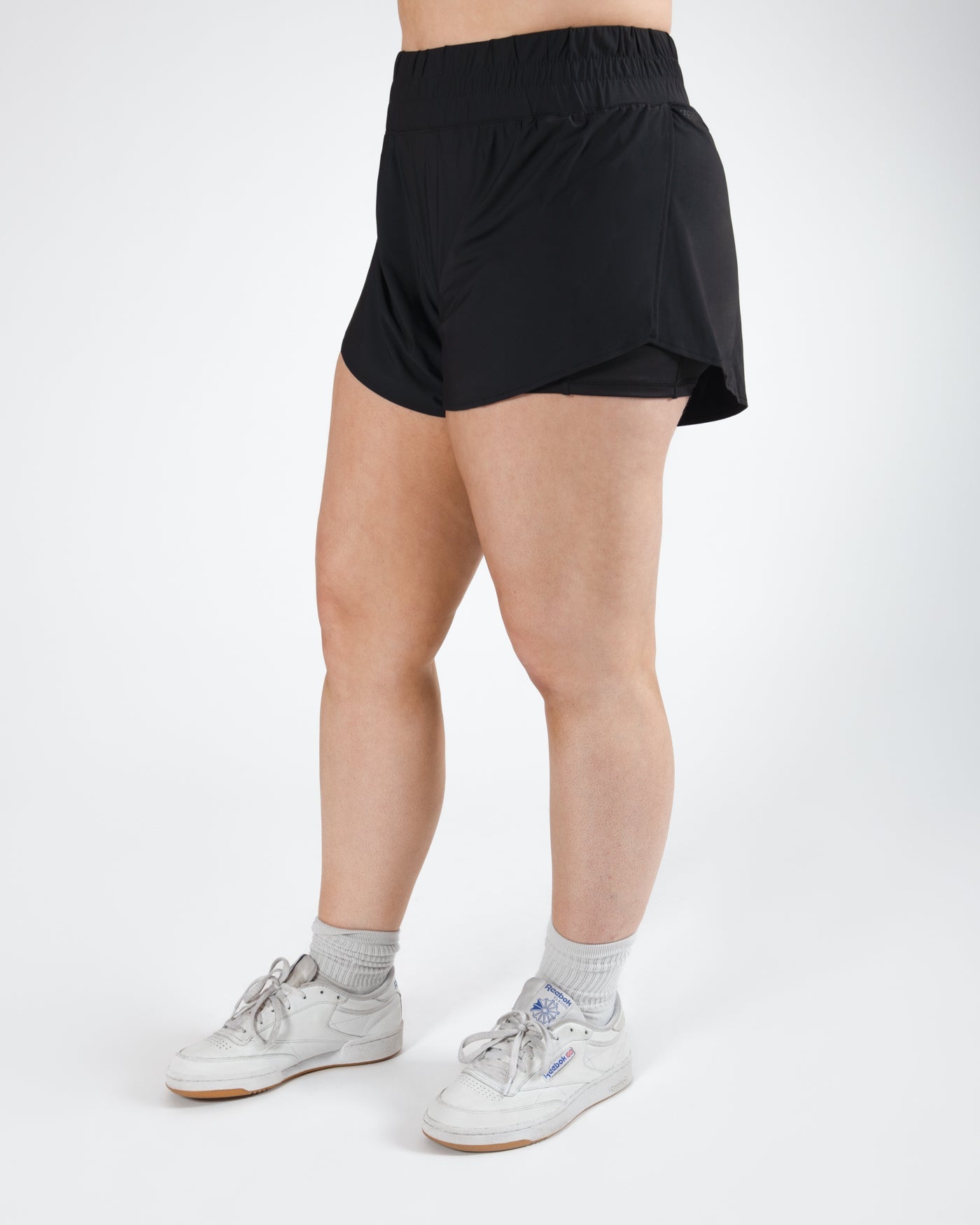 Energetiks Morgan 2-in-1 Dance Short -Black