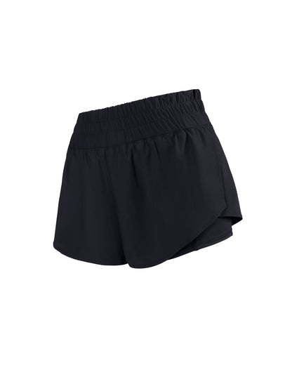 Energetiks Morgan 2-in-1 Dance Short -Black
