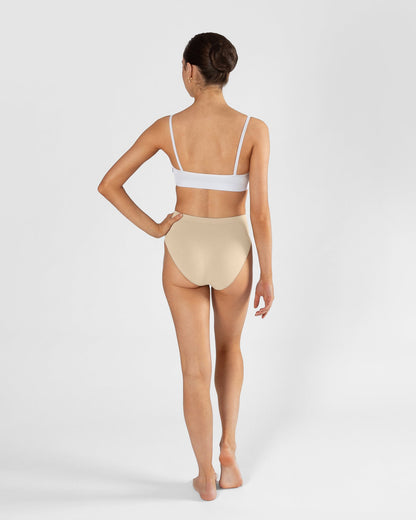 Energetiks Seamless High Cut Brief - Beige