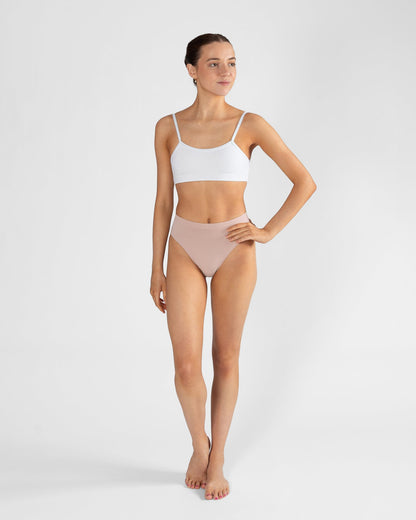 Energetiks Seamless High Cut Brief - Salmon Pink