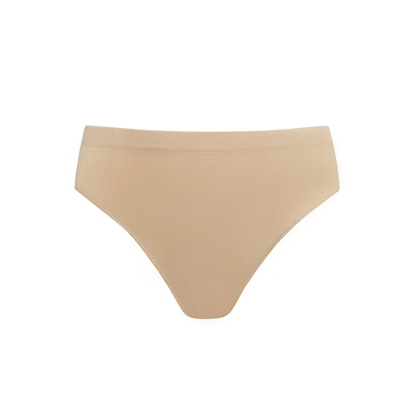 Energetiks Seamless High Cut Brief - Wheat