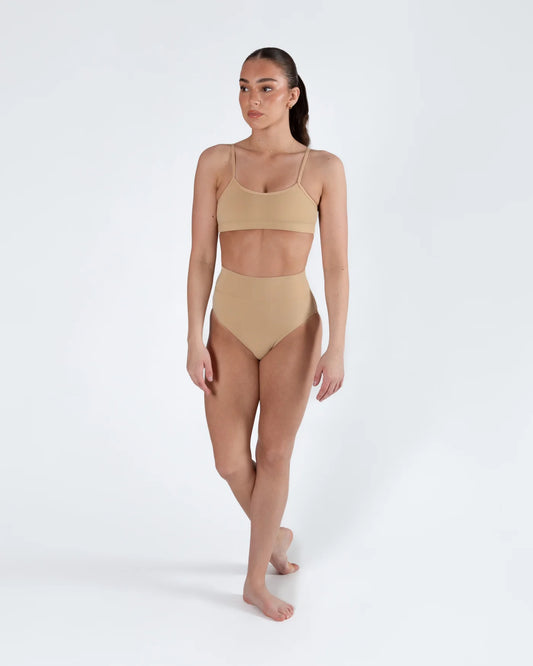 Energetiks Astrid High Cut Brief - Wheat