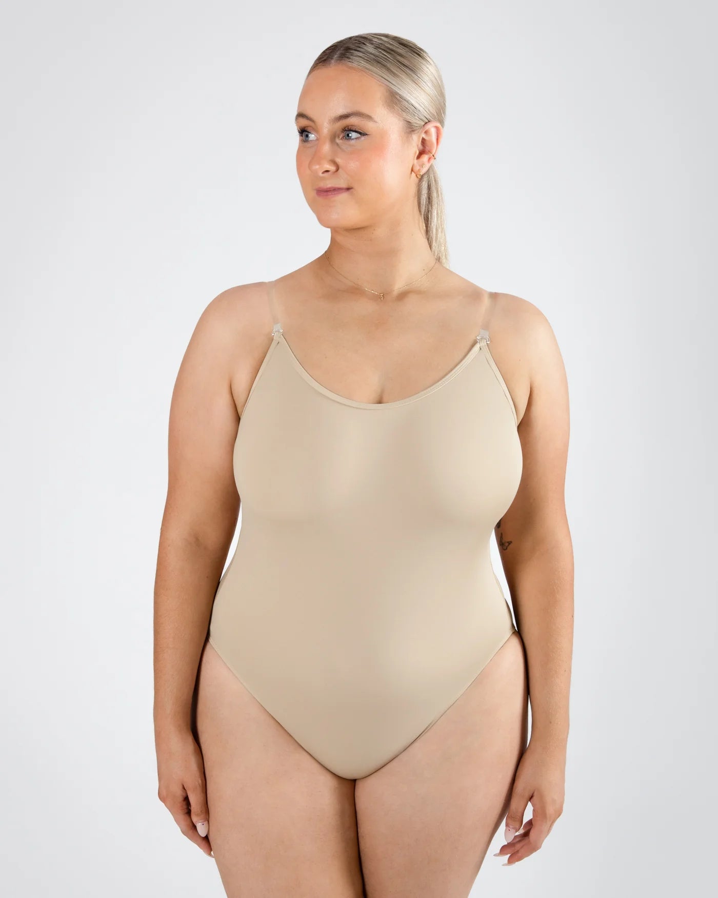 Energetiks Seamless Convertible Body Stocking - Beige