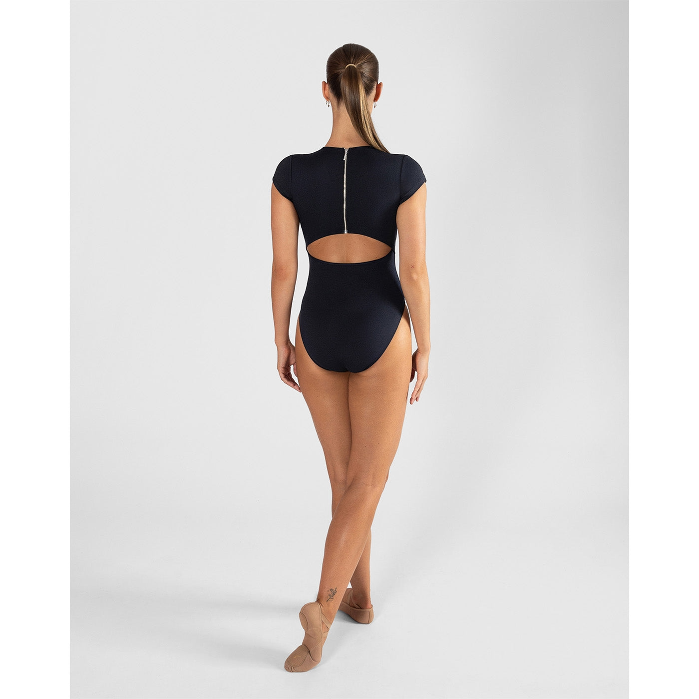 Energetiks Kelly Cap Sleeve Leotard - Black