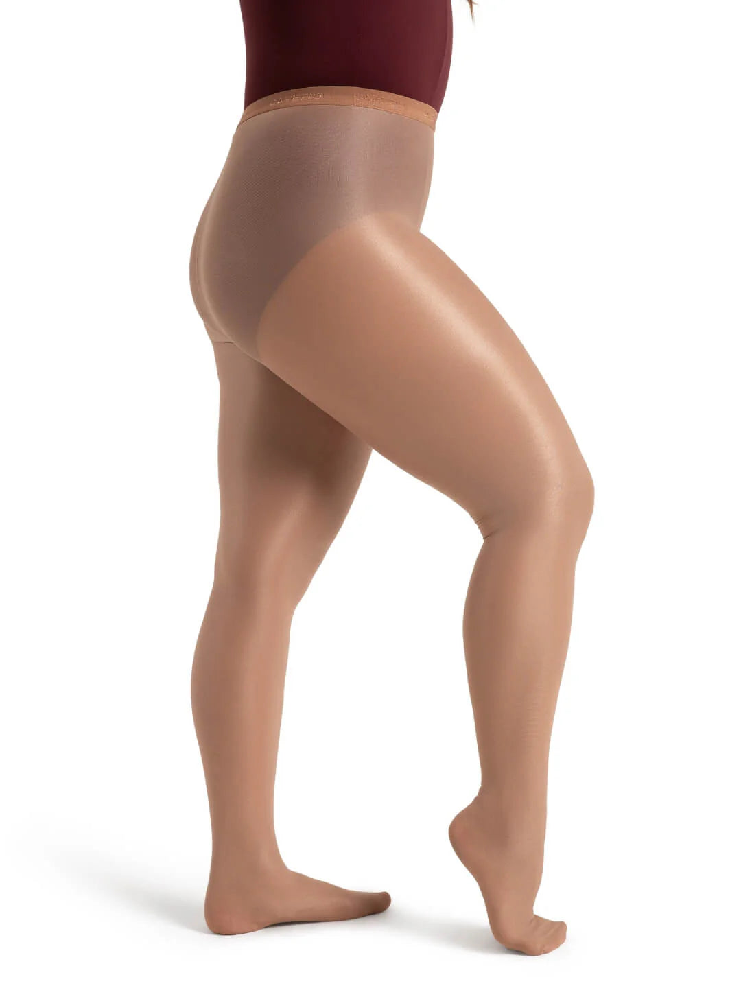 Capezio Ultra Shimmery Footed Tight - Suntan