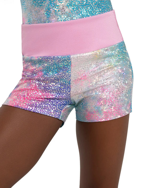 Capezio Unicorn Disco Shimmer Shorts