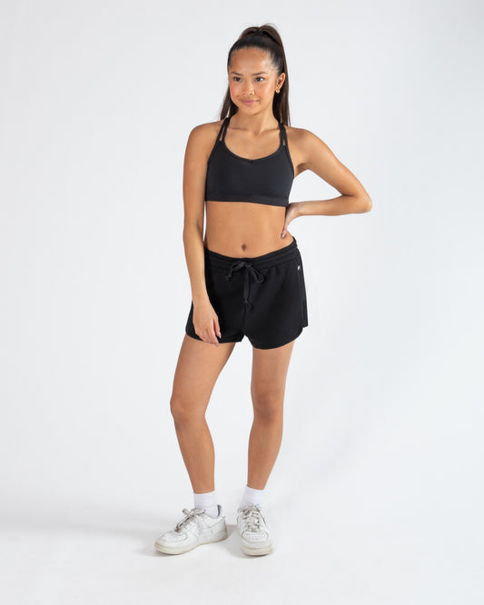 Energetiks Morgan 2-in-1 Dance Short -Black