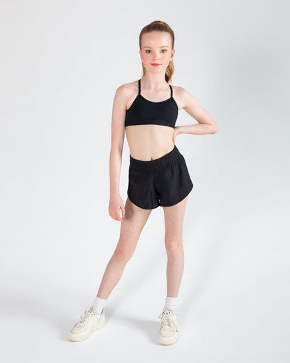 Energetiks Morgan 2-in-1 Dance Short -Black