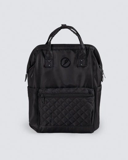 Nova Quilted Backpack - Black