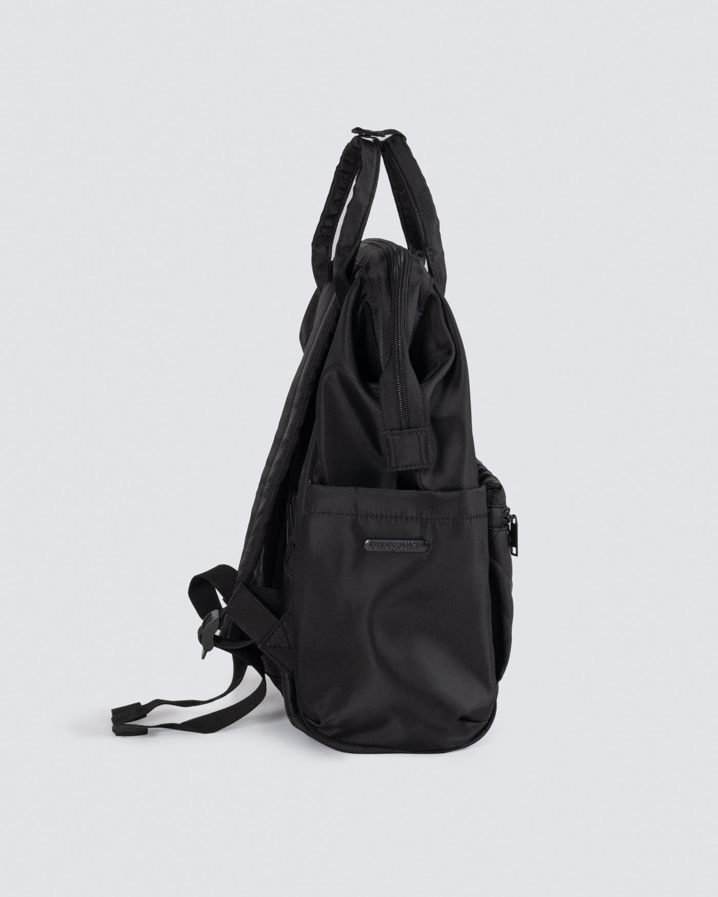 Nova Quilted Backpack - Black