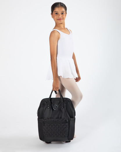 Nova Quilted Backpack - Black