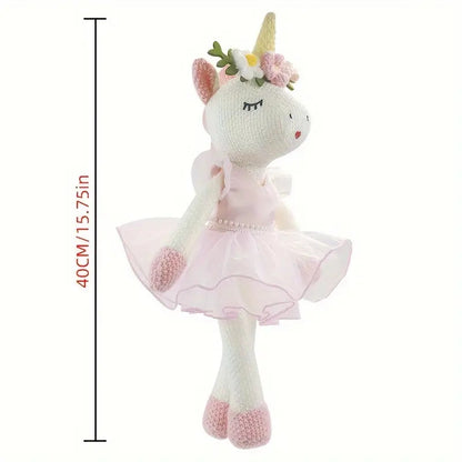 Mad Ally Eunice Knitted Unicorn -  Pink