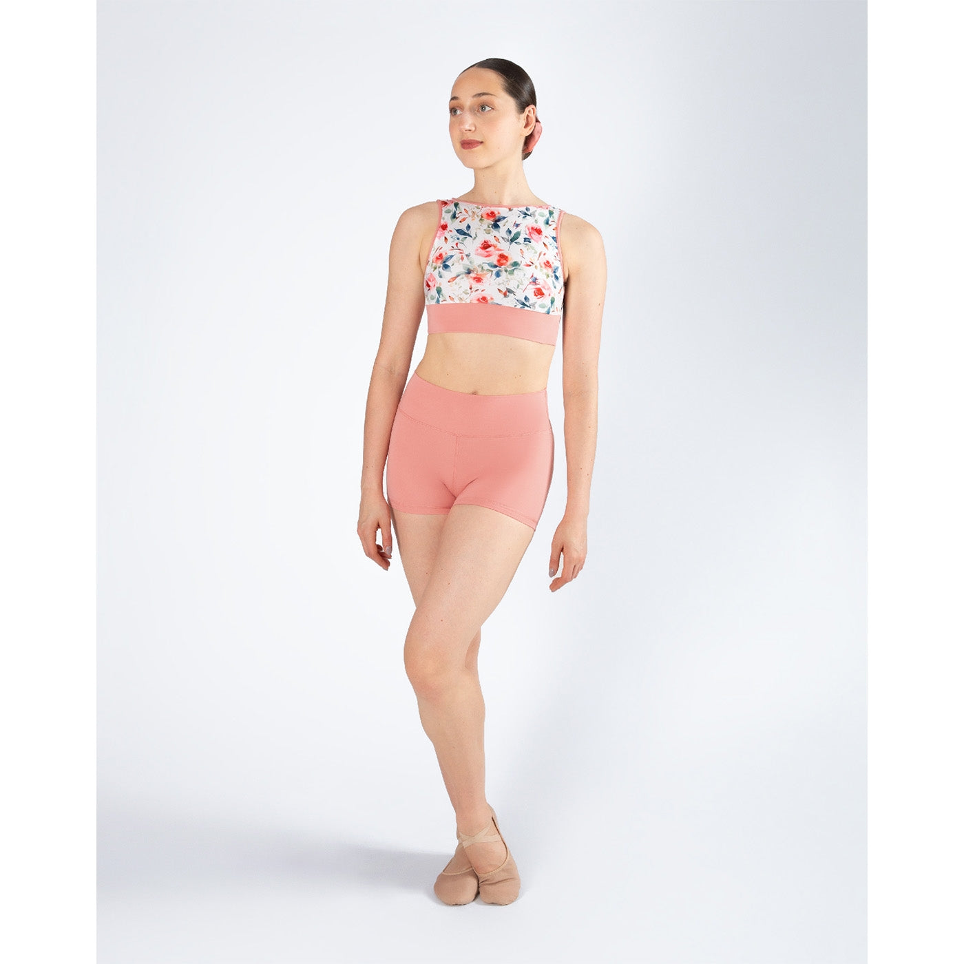 Energetiks Natalie 4-Way Crop Top -Coral Haze