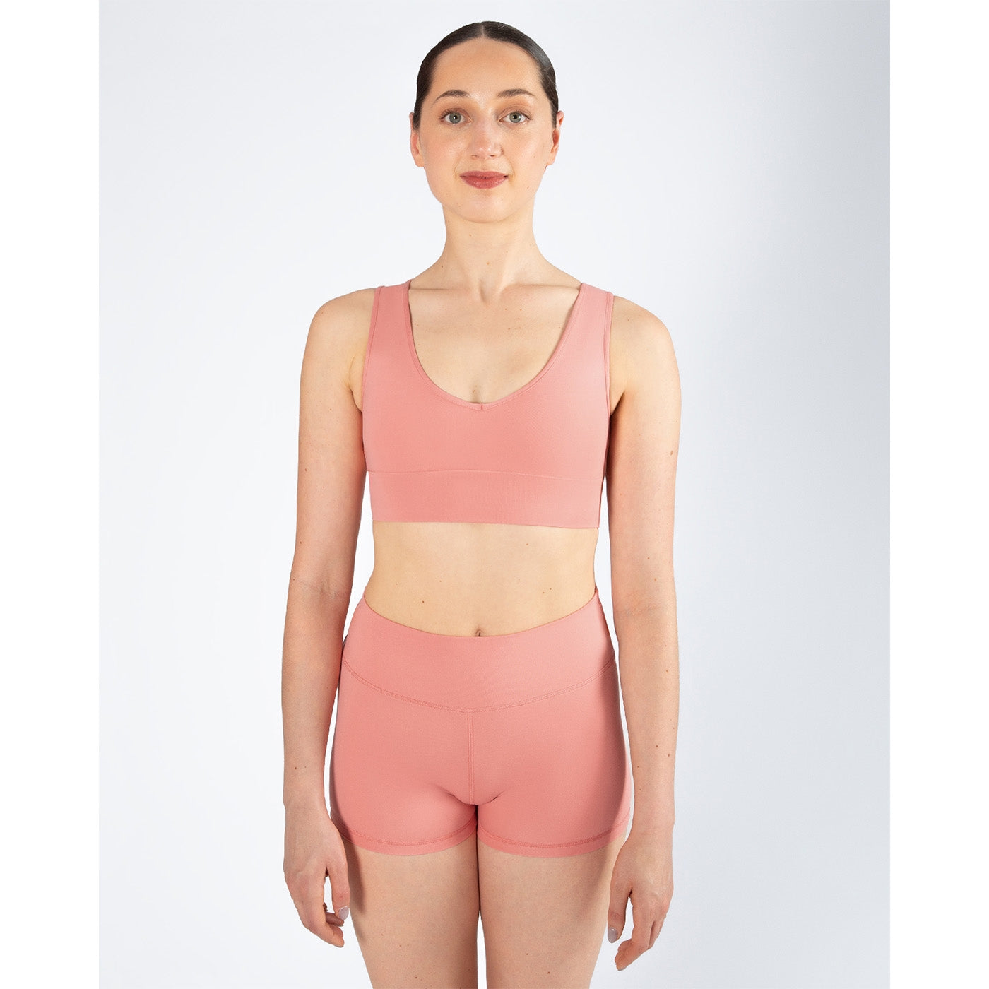 Energetiks Natalie 4-Way Crop Top -Coral Haze