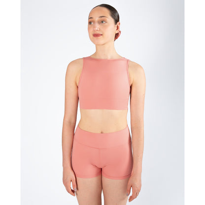 Energetiks Natalie 4-Way Crop Top -Coral Haze