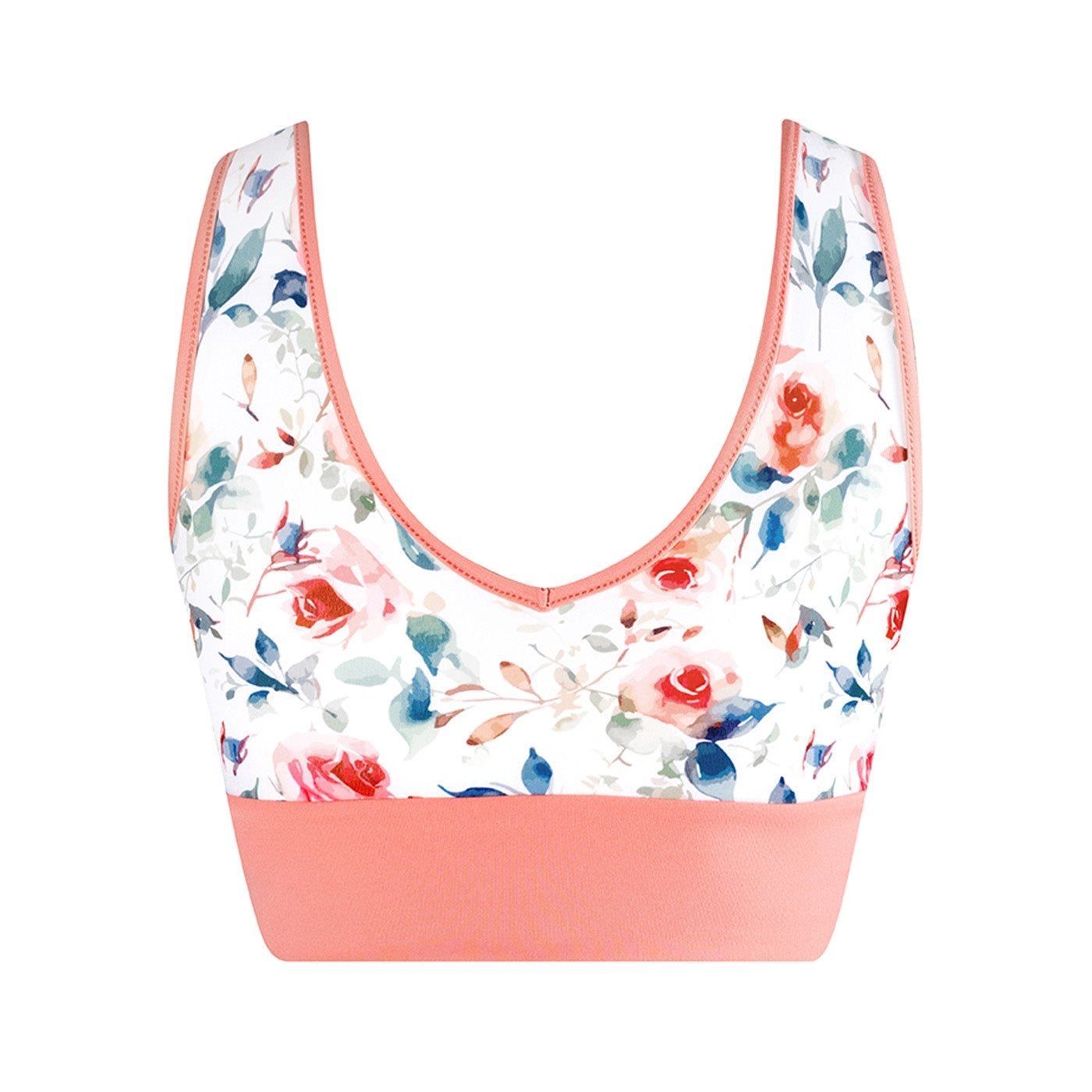 Energetiks Natalie 4-Way Crop Top -Coral Haze