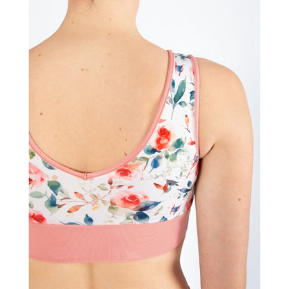 Energetiks Natalie 4-Way Crop Top -Coral Haze