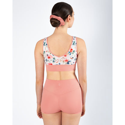 Energetiks Natalie 4-Way Crop Top -Coral Haze