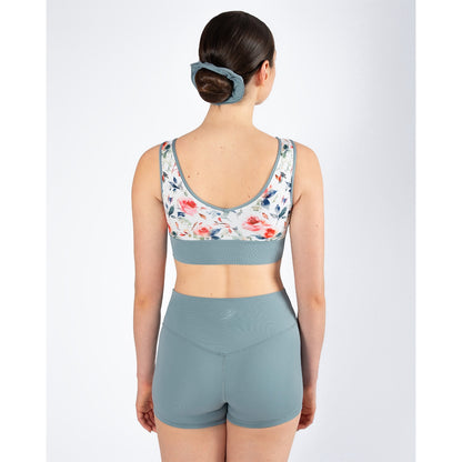 Energetiks Natalie 4-Way Crop Top - Stone Blue
