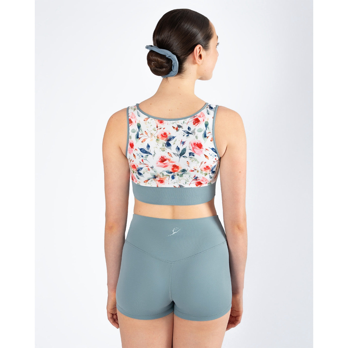 Energetiks Natalie 4-Way Crop Top - Stone Blue