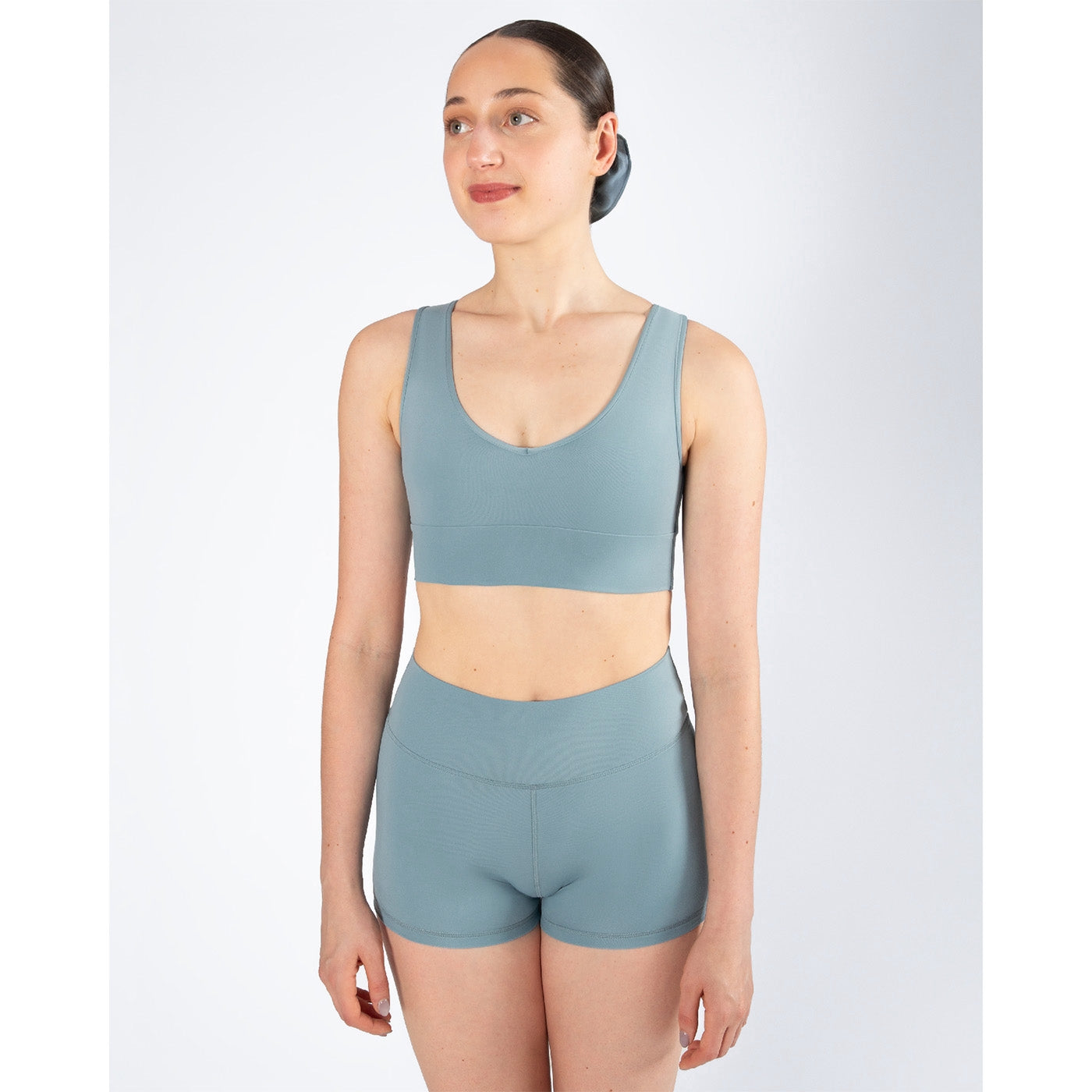 Energetiks Natalie 4-Way Crop Top - Stone Blue