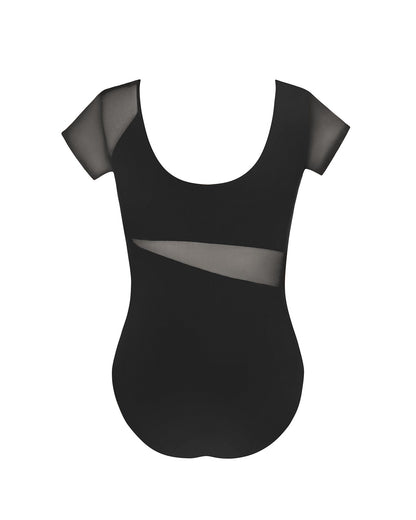 Energetiks Delta Cap Sleeve Leotard - Black