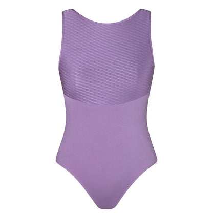Energetiks Natalie V Back Leotard - Orchid