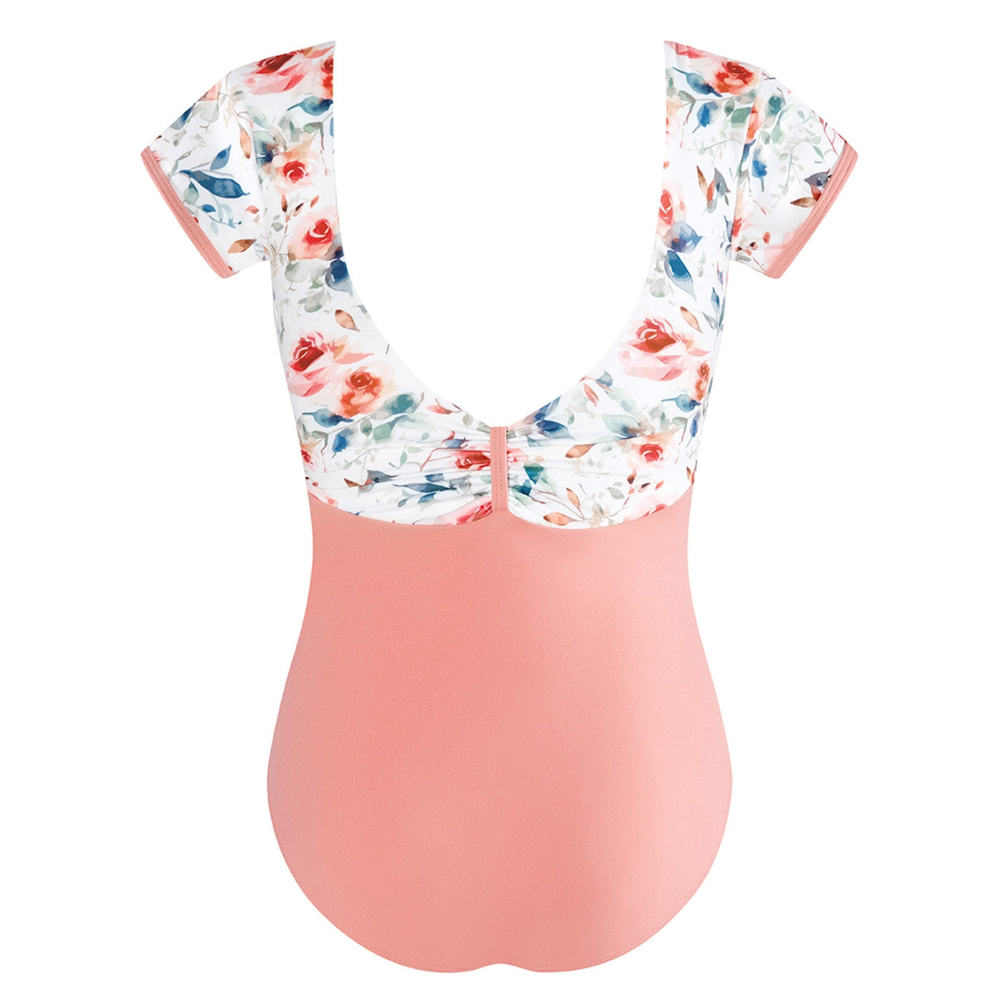 Energetiks Alexandra Cap Sleeve Leotard - Coral Haze