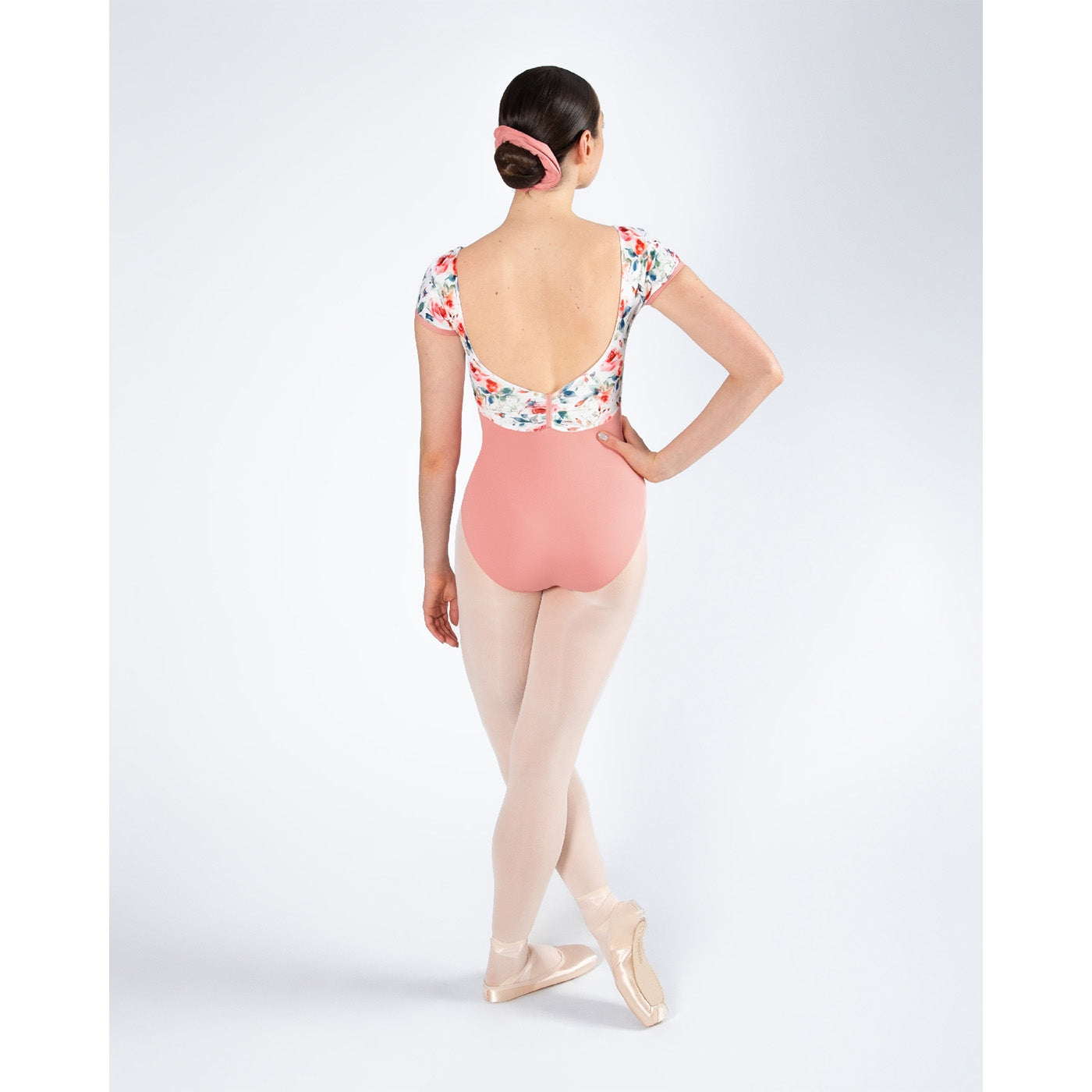 Energetiks Alexandra Cap Sleeve Leotard - Coral Haze