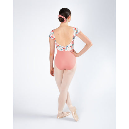 Energetiks Alexandra Cap Sleeve Leotard - Coral Haze